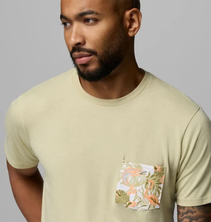 Men Wild Cast™ Short Sleeve Pocket T-Shirt