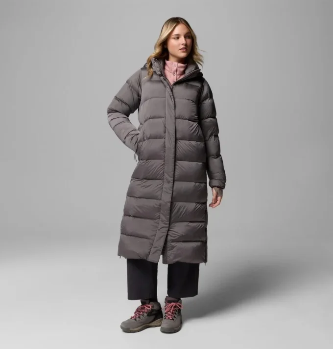 Women Amaze Puff™ Long Hooded Jacket