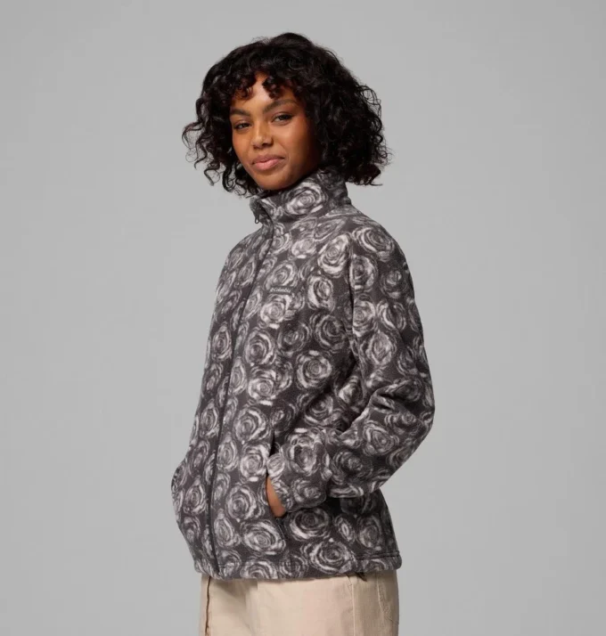 Women Benton Springs™ Printed Full Zip Fleece Jacket