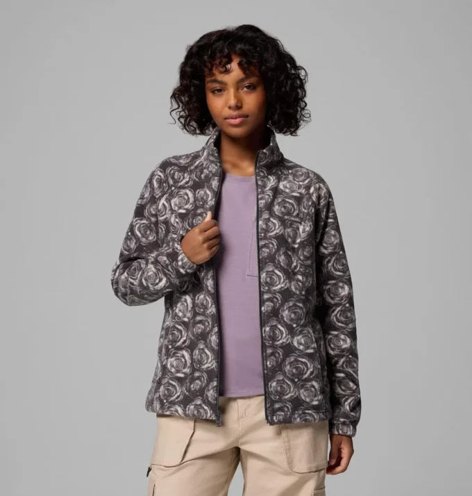 Women Benton Springs™ Printed Full Zip Fleece Jacket