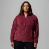 Women Benton Springs™ Printed Full Zip Fleece Jacket – Plus Size