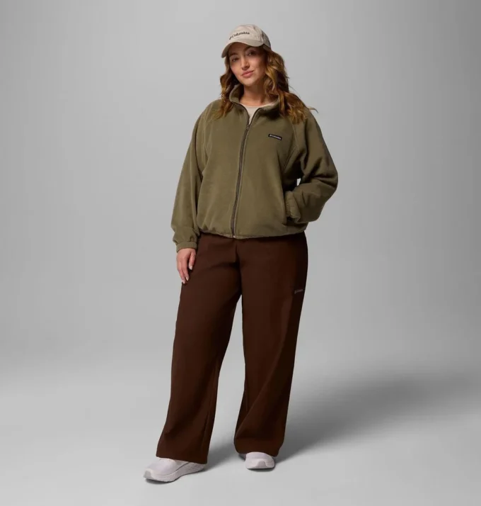 Women Benton Springs™ Relaxed Full Zip Fleece Jacket – Plus Size