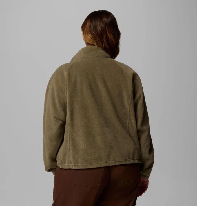 Women Benton Springs™ Relaxed Full Zip Fleece Jacket – Plus Size