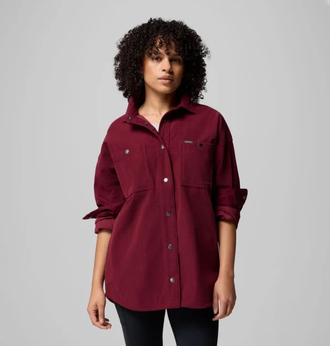 Women Blue Point Creek™ Corduroy Shirt Jacket