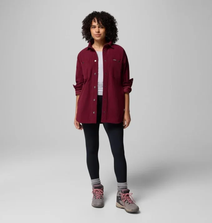 Women Blue Point Creek™ Corduroy Shirt Jacket