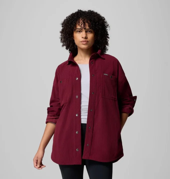 Women Blue Point Creek™ Corduroy Shirt Jacket