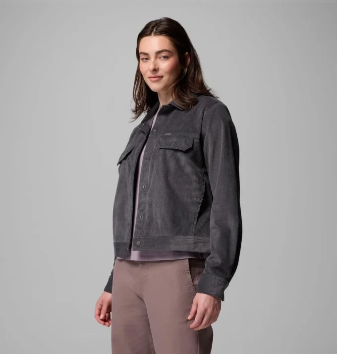 Women Blue Point Creek™ Short Corduroy Shirt Jacket