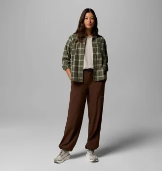 Women Blue Point Creek™ Woven Long Sleeve Shirt