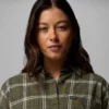 Women Blue Point Creek™ Woven Long Sleeve Shirt