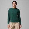 Women Brea Falls™ Grid Crew Long Sleeve Shirt Women Brea Falls™ Grid Crew Long Sleeve Shirt