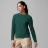 Women Brea Falls™ Grid Crew Long Sleeve Shirt Women Brea Falls™ Grid Crew Long Sleeve Shirt