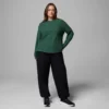 Women Brea Falls™ Grid Crew Long Sleeve Shirt – Plus Size Women Brea Falls™ Grid Crew Long Sleeve Shirt – Plus Size