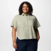 Women Brea Falls™ Woven Short Sleeve Shirt – Plus Size Women Brea Falls™ Woven Short Sleeve Shirt – Plus Size