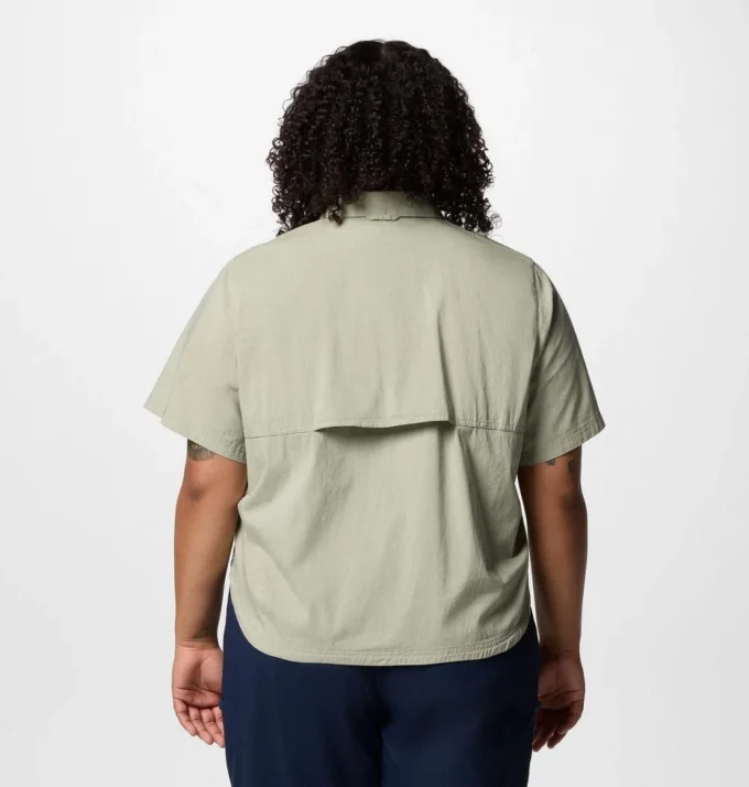 Women Brea Falls™ Woven Short Sleeve Shirt – Plus Size Women Brea Falls™ Woven Short Sleeve Shirt – Plus Size
