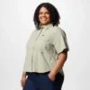 Women Brea Falls™ Woven Short Sleeve Shirt – Plus Size Women Brea Falls™ Woven Short Sleeve Shirt – Plus Size