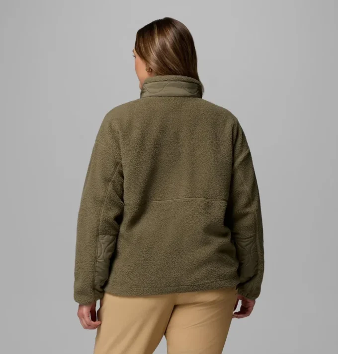 Women Cloud Point™ Snap Fleece Jacket – Plus Size