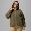 Women Cloud Point™ Snap Fleece Jacket – Plus Size