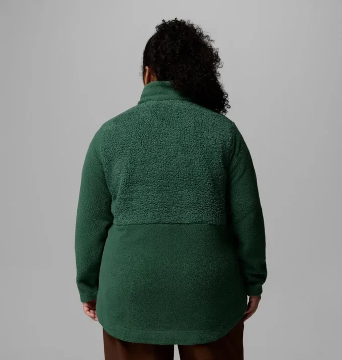 Women Columbia Lodge™ Sherpa Full Zip Fleece Jacket – Plus Size
