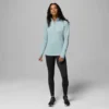 Women Crystal Leaf™ Omni-Heat™ Helix Half Zip Pullover