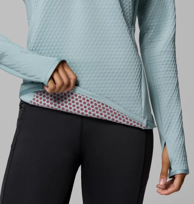 Women Crystal Leaf™ Omni-Heat™ Helix Half Zip Pullover