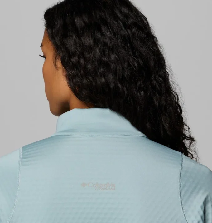 Women Crystal Leaf™ Omni-Heat™ Helix Half Zip Pullover