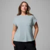 Women Daniela Falls™ Short Sleeve Shirt – Plus Size Women Daniela Falls™ Short Sleeve Shirt – Plus Size