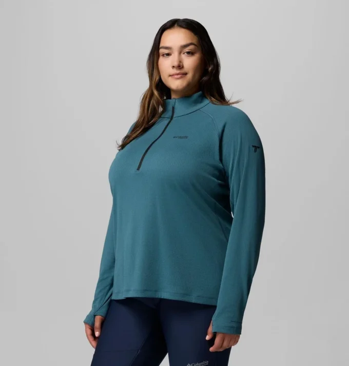Women DriVenture™ Half Zip Shirt – Plus Size Women DriVenture™ Half Zip Shirt – Plus Size