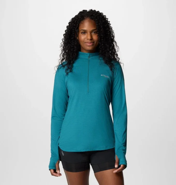 Women Endless Trail™ Half Zip Mesh Long Sleeve Shirt Women Endless Trail™ Half Zip Mesh Long Sleeve Shirt