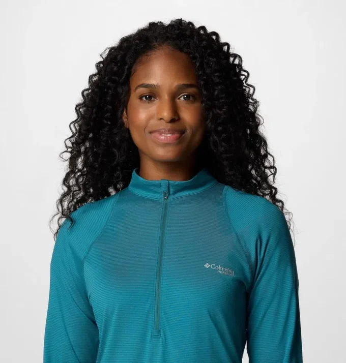 Women Endless Trail™ Half Zip Mesh Long Sleeve Shirt Women Endless Trail™ Half Zip Mesh Long Sleeve Shirt
