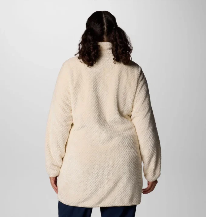 Women Fire Side™ Long Full Zip Fleece Jacket – Plus Size