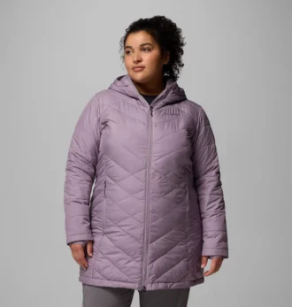 Women Heavenly™ Long Hooded Jacket – Plus Size