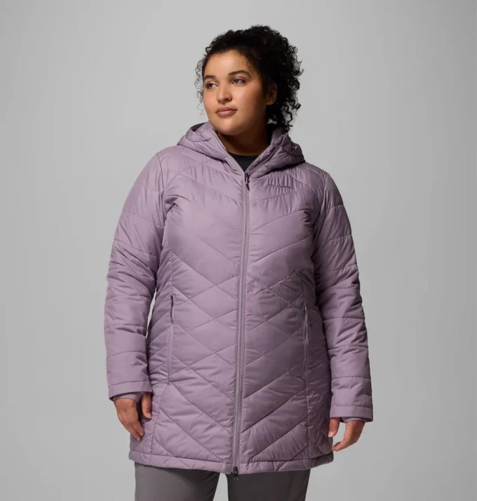 Women Heavenly™ Long Hooded Jacket – Plus Size