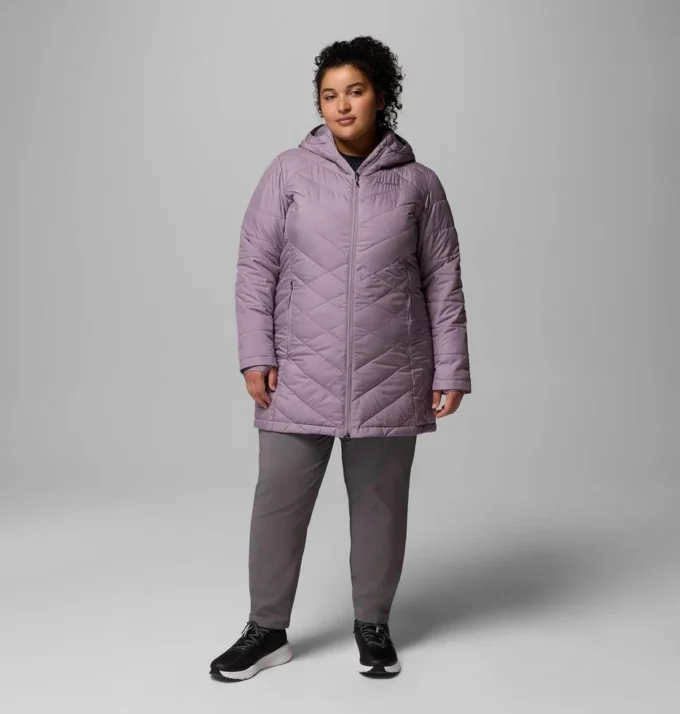 Women Heavenly™ Long Hooded Jacket – Plus Size