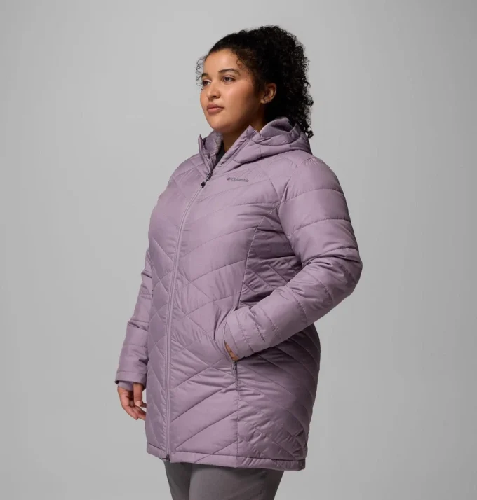Women Heavenly™ Long Hooded Jacket – Plus Size