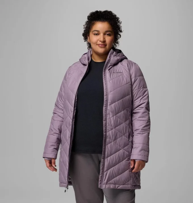Women Heavenly™ Long Hooded Jacket – Plus Size
