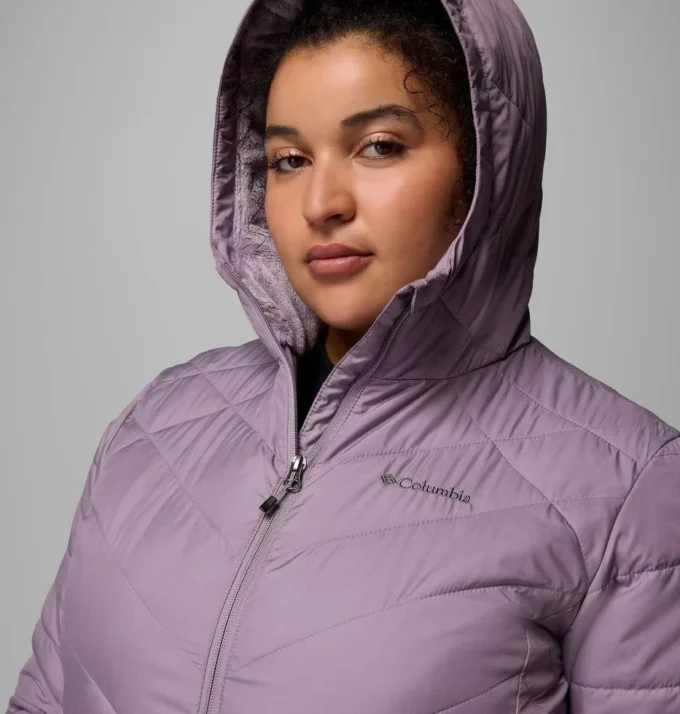 Women Heavenly™ Long Hooded Jacket – Plus Size