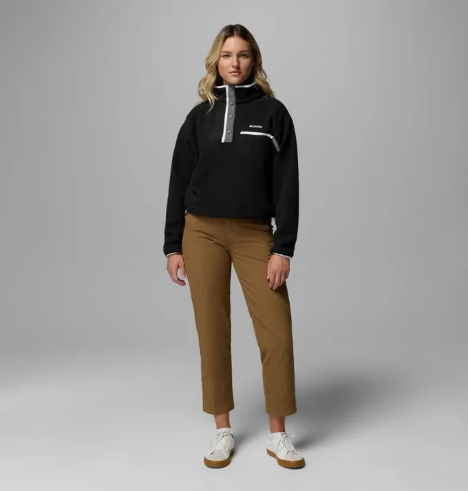 Women Helvetia™ II Cropped Half Snap Fleece Pullover Women Helvetia™ II Cropped Half Snap Fleece Pullover