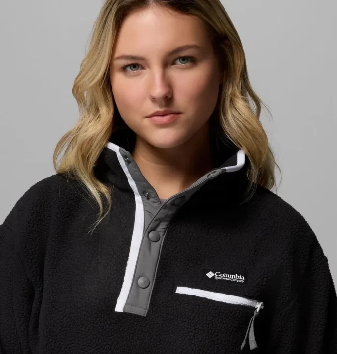 Women Helvetia™ II Cropped Half Snap Fleece Pullover Women Helvetia™ II Cropped Half Snap Fleece Pullover
