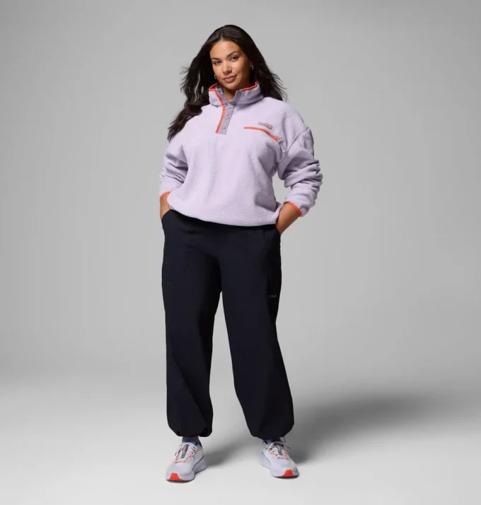 Women Helvetia™ II Cropped Half Snap Fleece Pullover – Plus Size Women Helvetia™ II Cropped Half Snap Fleece Pullover – Plus Size