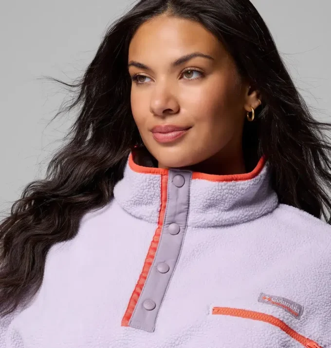 Women Helvetia™ II Cropped Half Snap Fleece Pullover – Plus Size Women Helvetia™ II Cropped Half Snap Fleece Pullover – Plus Size