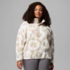 Women Helvetia™ II Printed Cropped Half Snap Fleece Pullover