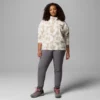 Women Helvetia™ II Printed Cropped Half Snap Fleece Pullover