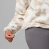 Women Helvetia™ II Printed Cropped Half Snap Fleece Pullover