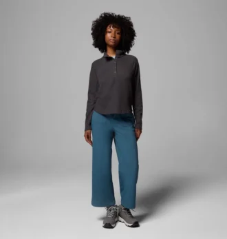 Women Holly Hideaway™ Waffle Half Snap Shirt