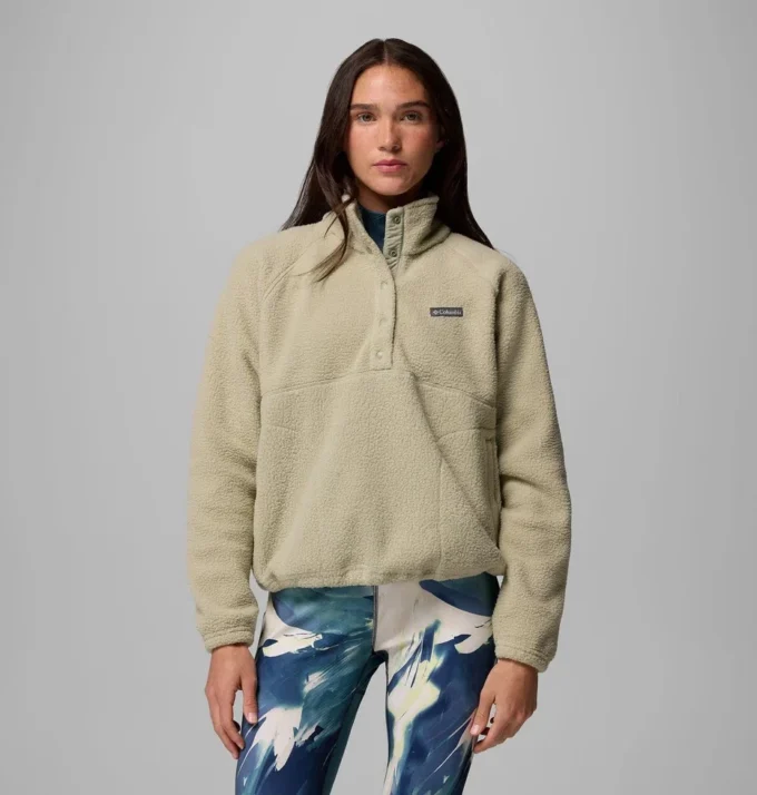 Women Jasper Ridge™ Pebbled Fleece Half Snap