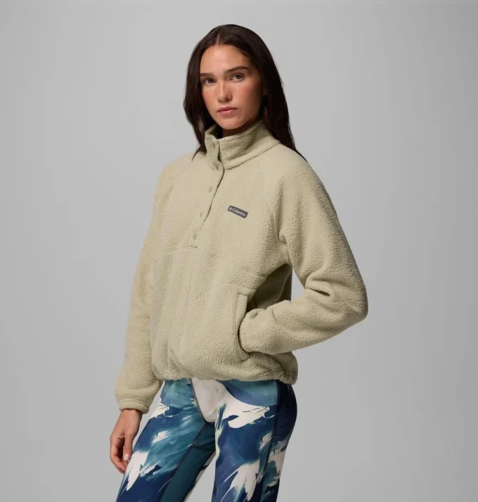 Women Jasper Ridge™ Pebbled Fleece Half Snap