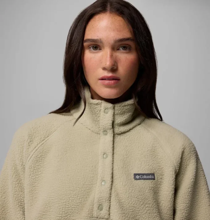 Women Jasper Ridge™ Pebbled Fleece Half Snap