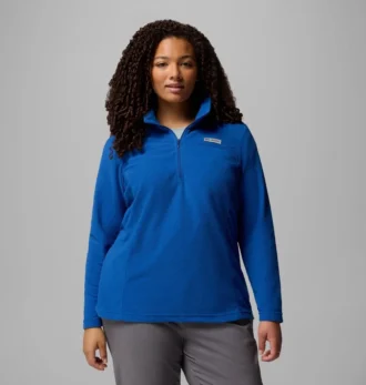 Women Lake Aloha™ Half Zip Fleece Pullover – Plus Size