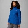 Women Lake Aloha™ Half Zip Fleece Pullover – Plus Size