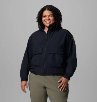 Women Paracutie™ Cropped Cargo Windbreaker – Plus Size Women Paracutie™ Cropped Cargo Windbreaker – Plus Size